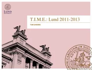 t i m e lund 2011 2013