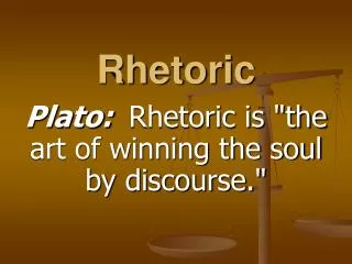 Rhetoric