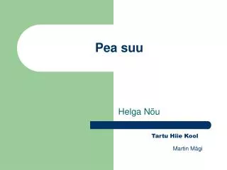 pea suu