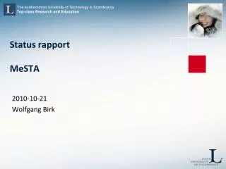 status rapport mesta