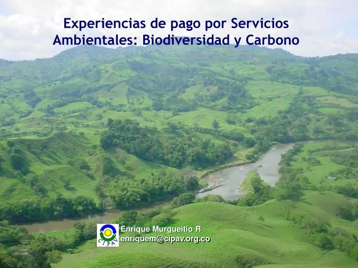 experiencias de pago por servicios ambientales biodiversidad y carbono