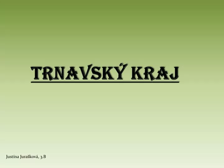 trnavsk kraj