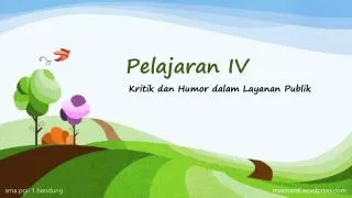 pelajaran iv