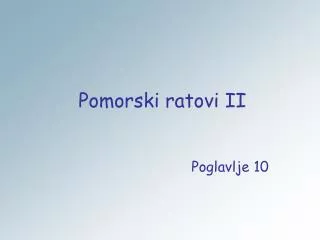 pomorski ratovi ii