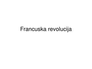 francuska revolucija