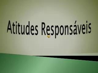 atitudes respons veis