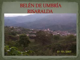 bel n de umbr a risaralda