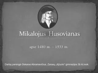 mikalojus husovianas