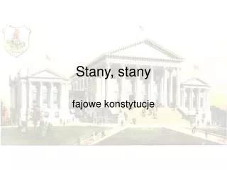stany stany