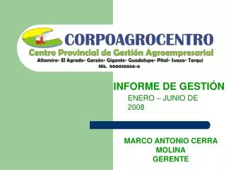 informe de gesti n