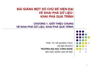 pgs ts h quang th y h n i 09 2013 tr ng i h c c ng ngh i h c qu c gia h n i