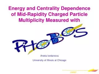 Energy and Centrality Dependence of Mid-Rapidity Charged Particle Multiplicity Measured with