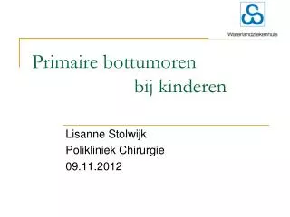 primaire bottumoren bij kinderen
