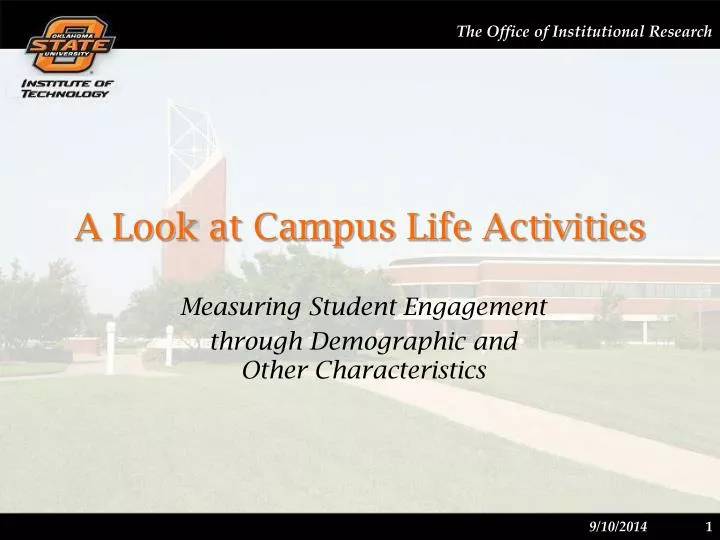 a look at campus life activities