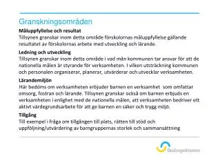 granskningsomr den