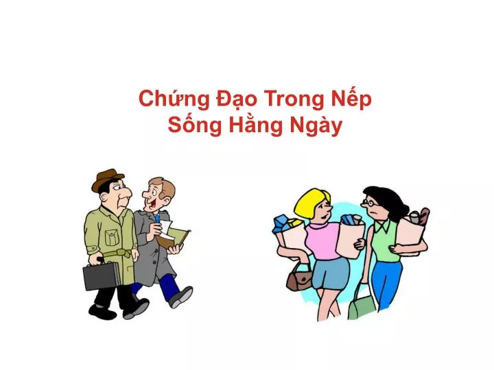 ch ng o trong n p s ng h ng ng y