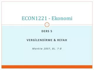 econ1221 ekonomi