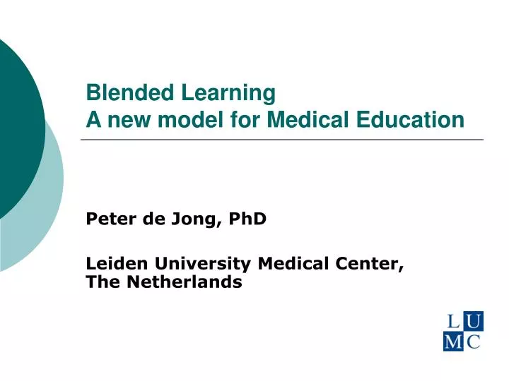 blended learning a new model for medical education