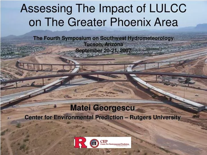 assessing the impact of lulcc on the greater phoenix area