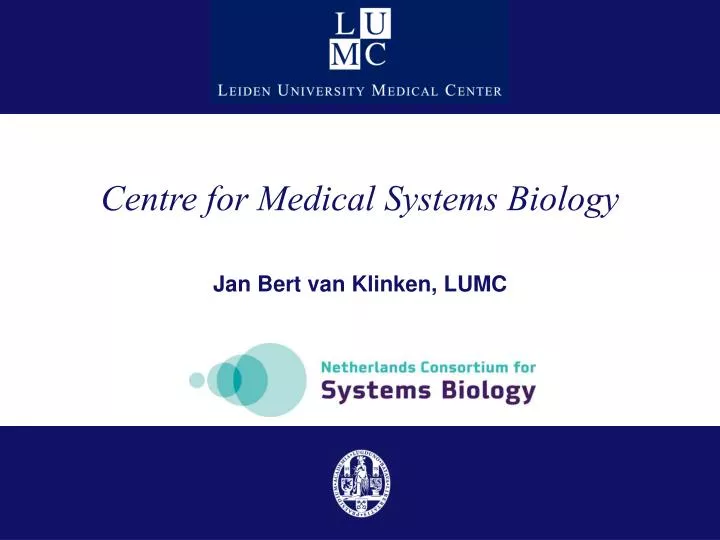 centre for medical systems biology