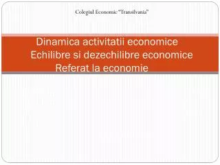 colegiul economic transilvania