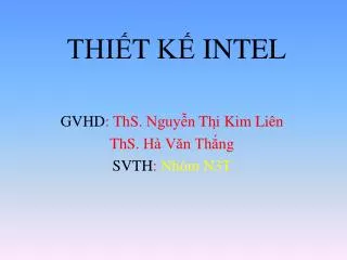 thi t k intel
