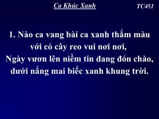 ca kh c xanh