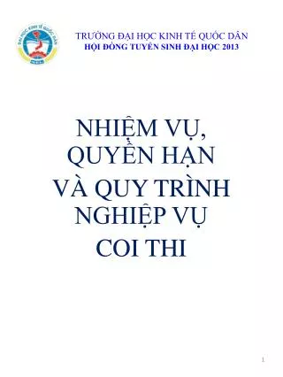 tr ng i h c kinh t qu c d n h i ng tuy n sinh i h c 2013