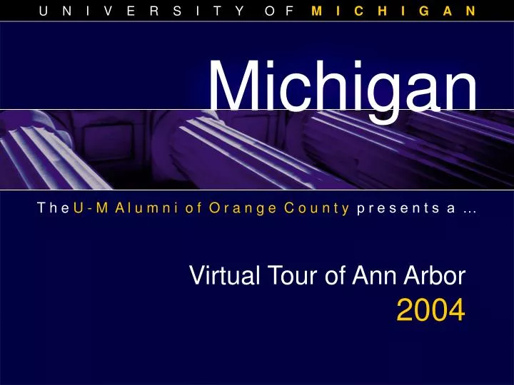 virtual tour of ann arbor 2004