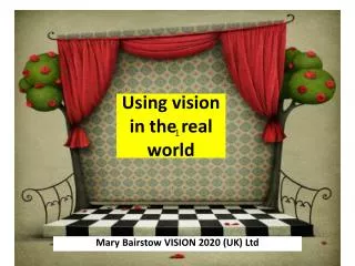 Using vision in the real world