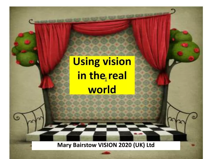 using vision in the real world