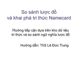 so s nh l c v khai ph tri th c namecard