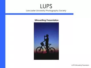 LUPS Lancaster University Photography Society
