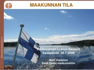 maakunnan tila
