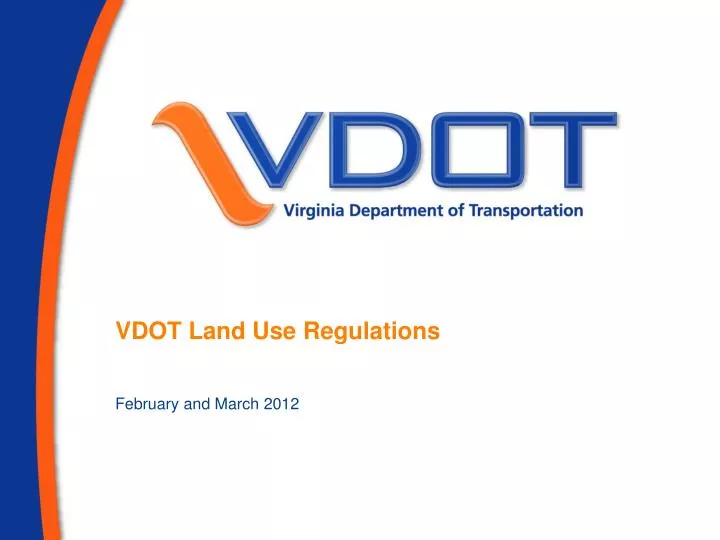 vdot land use regulations