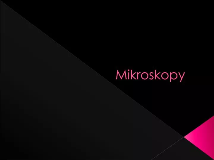 mikroskopy