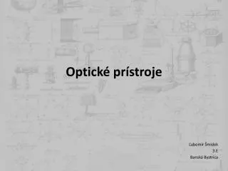 optick pr stroje