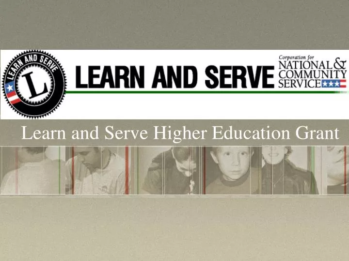 learn and serve higher education grant