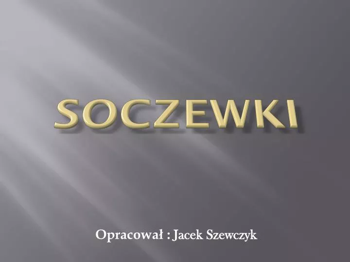 soczewki