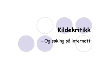 kildekritikk