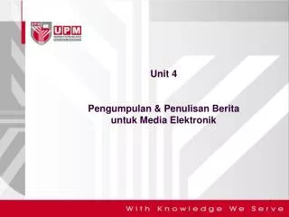 PPT - Penulisan Berita Media Elektronik PowerPoint Presentation, Free ...