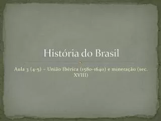 hist ria do brasil