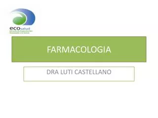 farmacologia