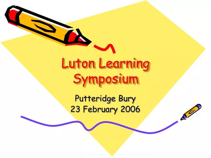luton learning symposium