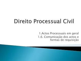 direito processual civil