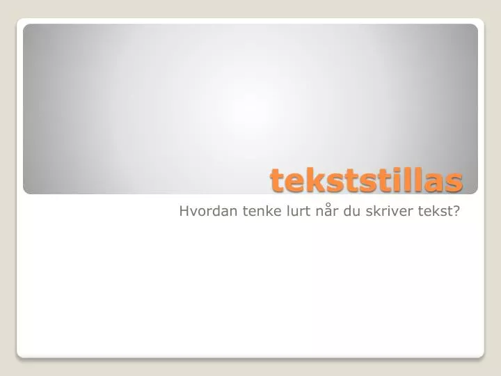 tekststillas