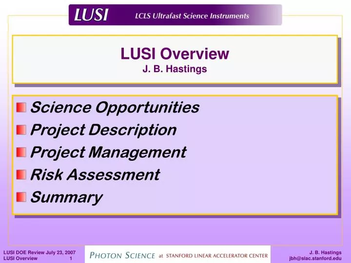lusi overview j b hastings
