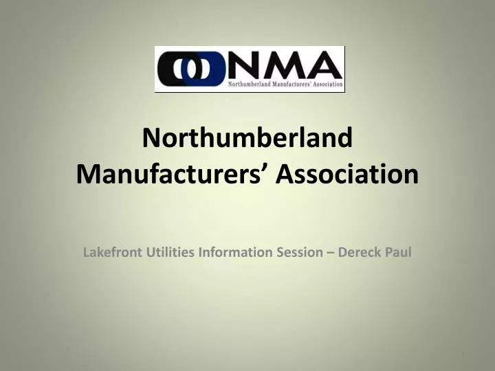 northumberland manufacturers association