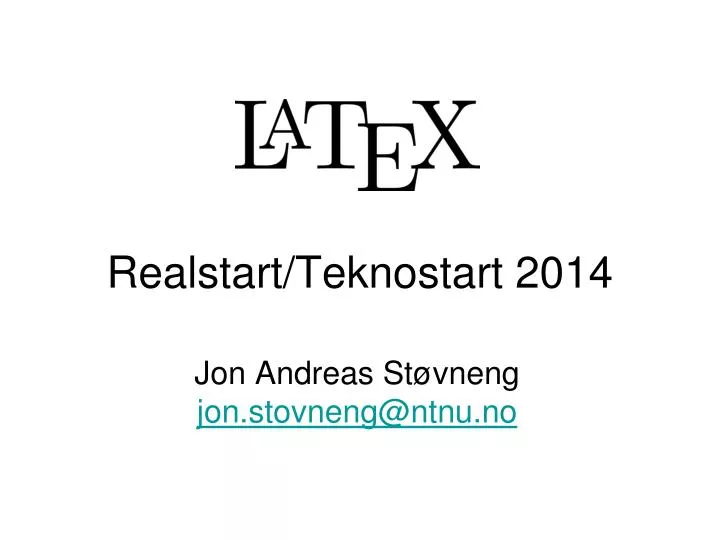 realstart teknostart 2014