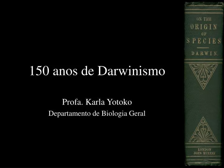 150 anos de darwinismo